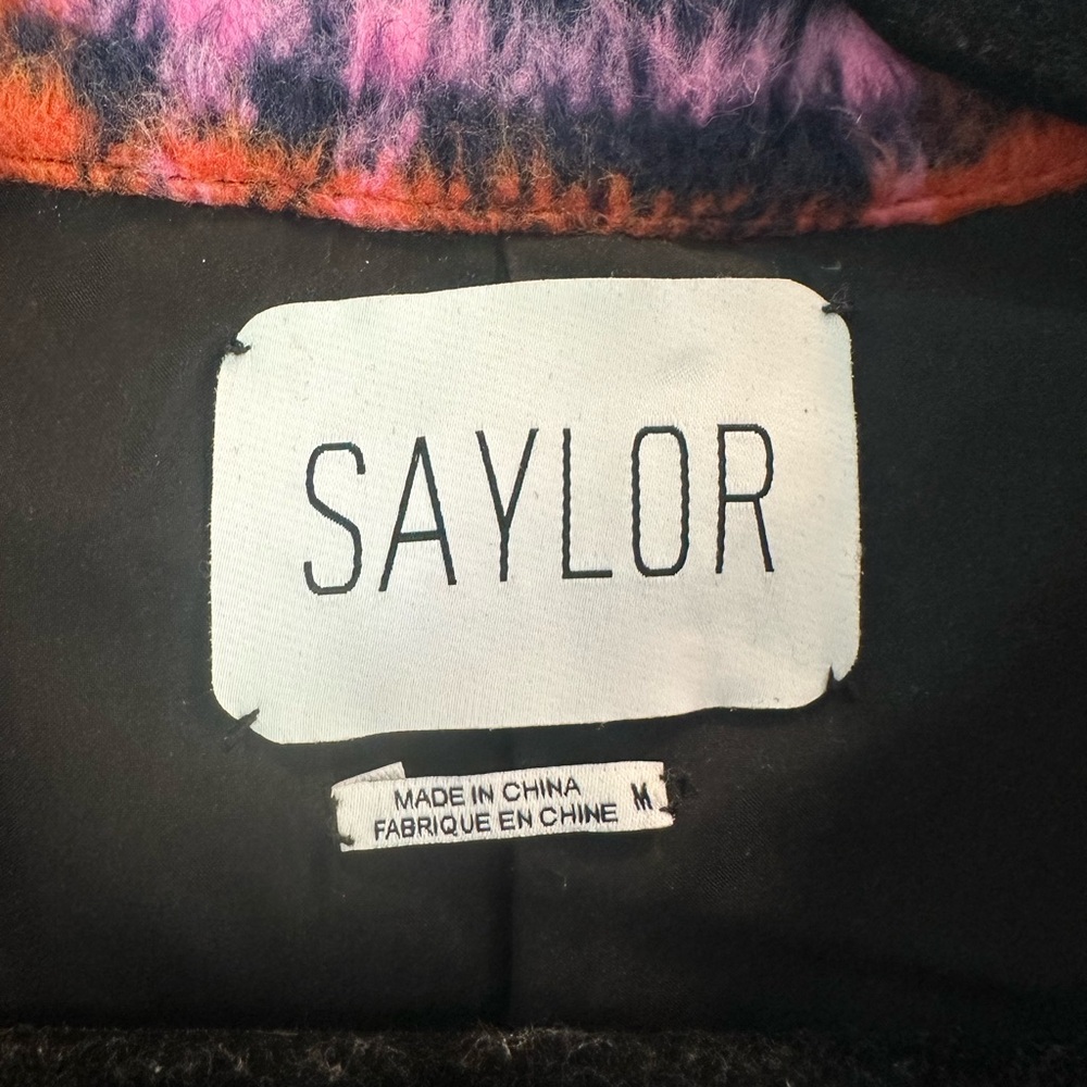 Saylor Multicolor Wool Blend Coat - image 2